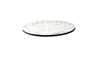 60 CM Ø WHITE MARBLE